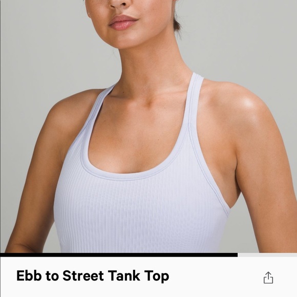 Lululemon Ebb to Street Tank top (cropped) - Picture 6 of 7